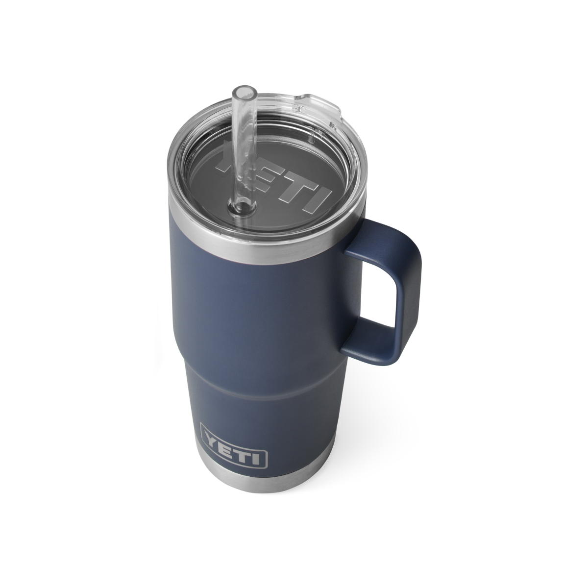 Yeti Rambler 25oz Mug with Straw Lid Navy Berings