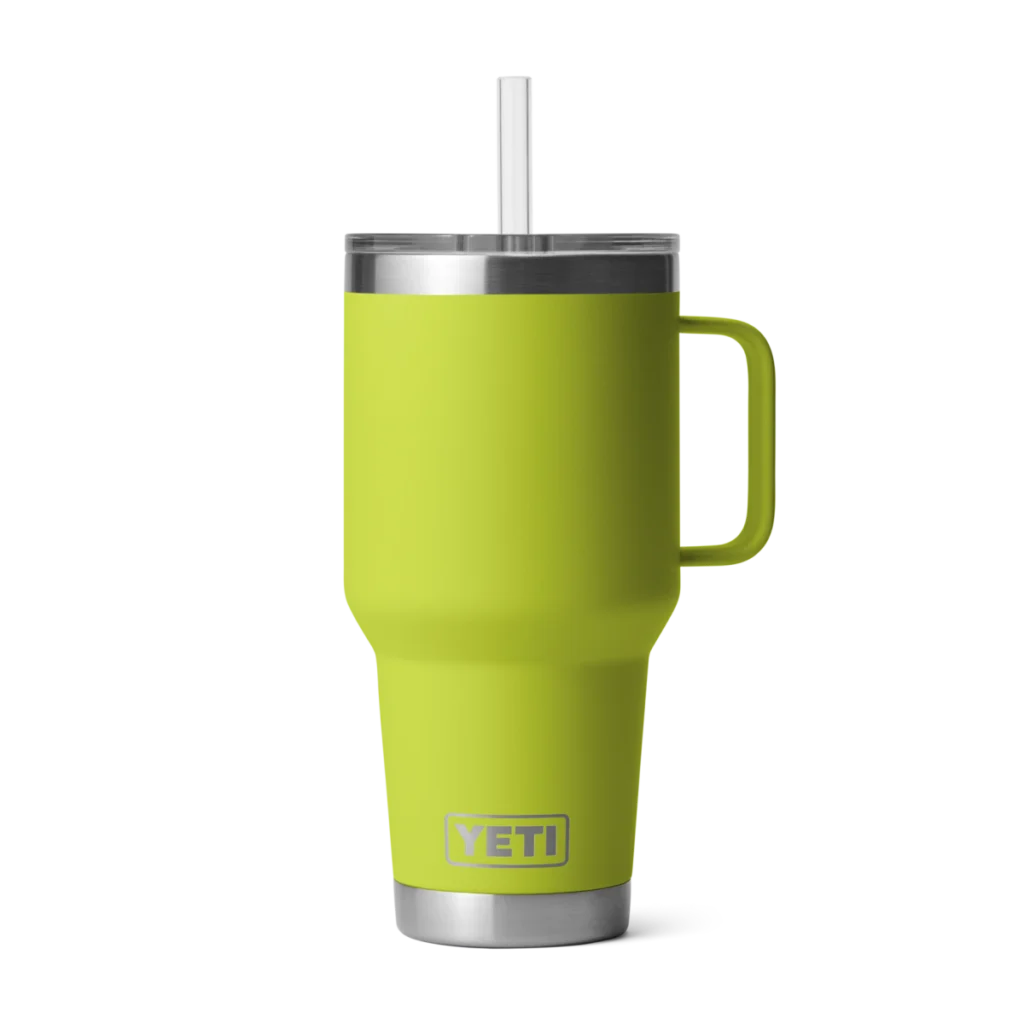 Yeti Rambler 35oz Mug with Straw Lid - Chartreuse