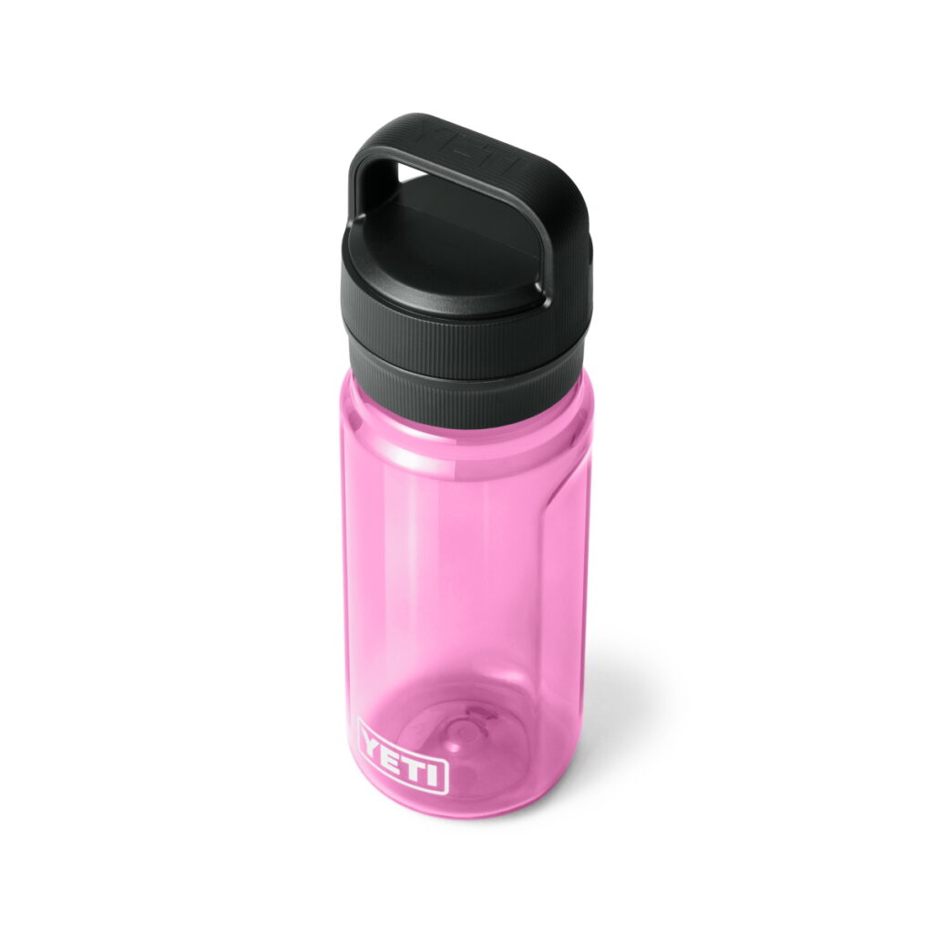 YETI Yonder 600 ml/20 oz Water Bottle with Yonder Chug Cap, Power Pink