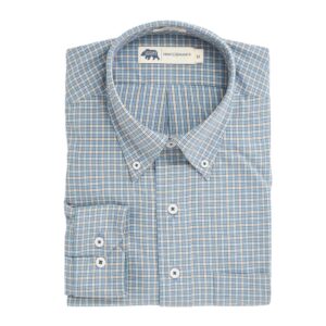 Onward Reserve Long Sleeve Younts Classic Fit Performance Twill Button Down - Country Blue
