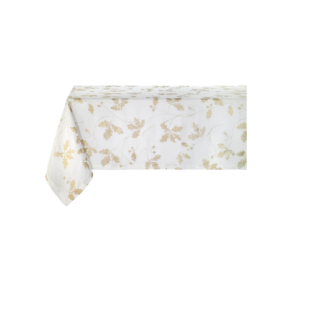 Bodrum Acorn Tablecloth 63" x 84" Gold Berings