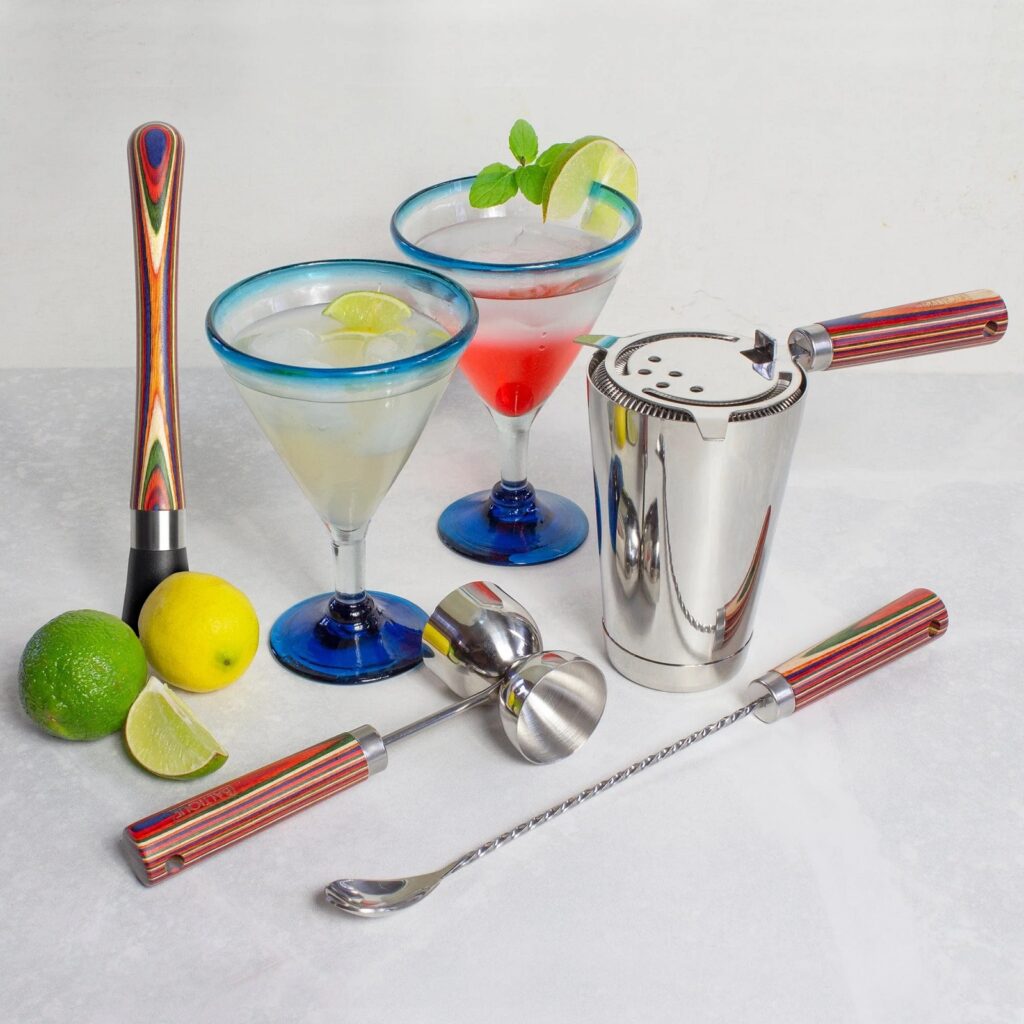 Totally Bamboo Baltique Marrakesh 4 Piece Bartender Kit
