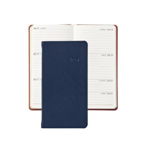 2024 6" Pocket Journal - Blue Traditional Leather