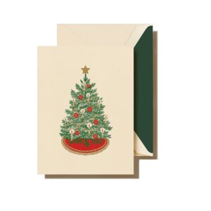 Candlelight Christmas Tree Boxed Greeting Cards