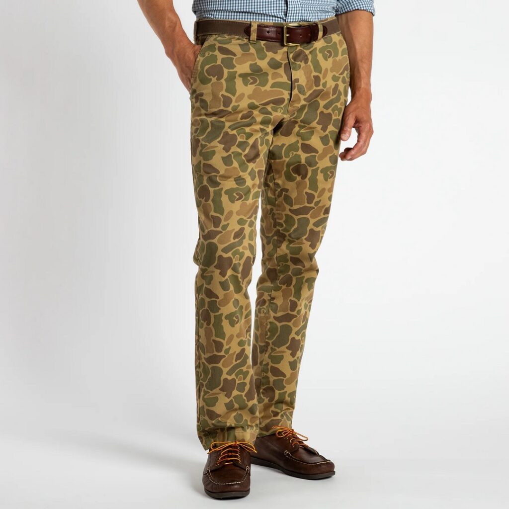 Duck Head Classic Fit Gold School Chino Camo Berings