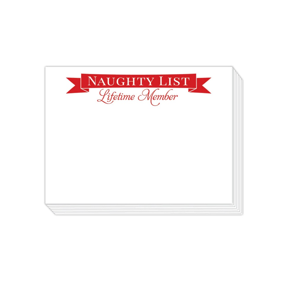 Naughty List Red Slab Pad