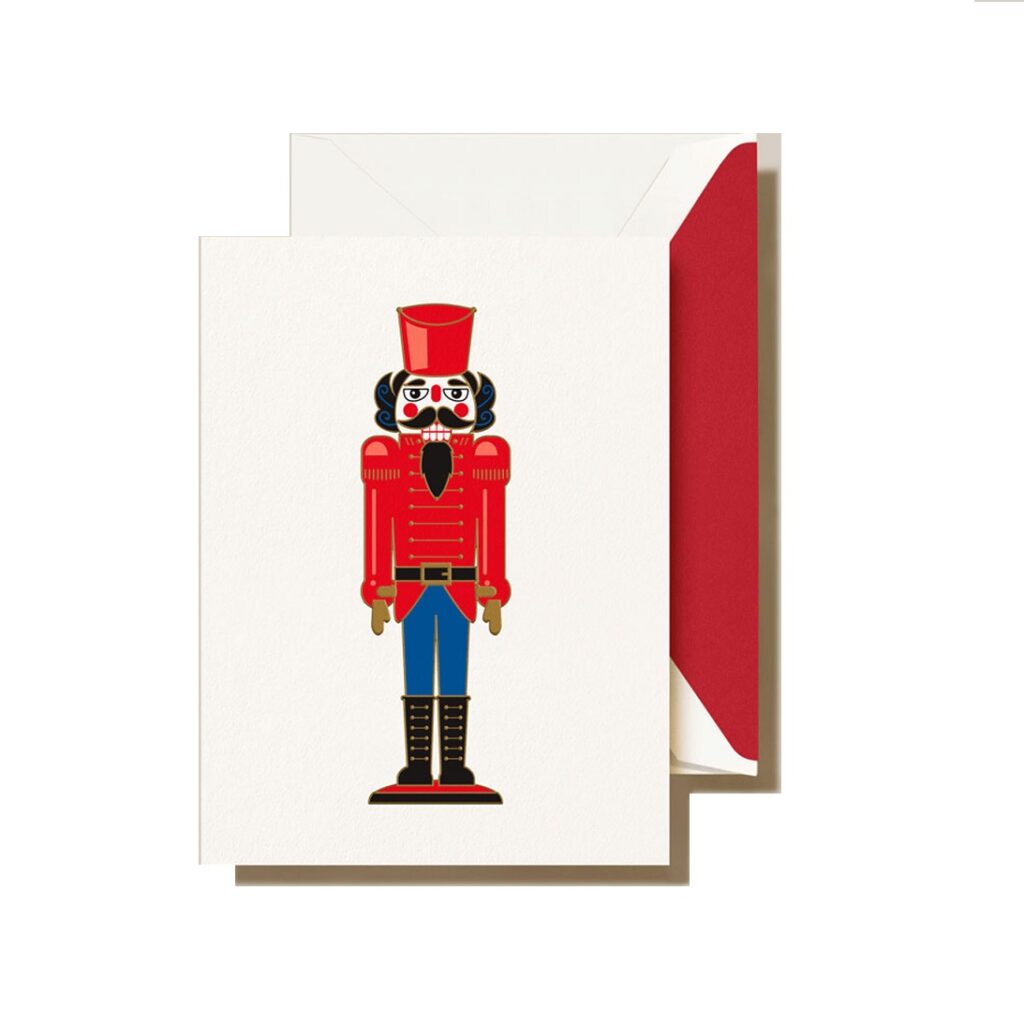 Crane Nutcracker Soldier Greeting Cards Crane Nutcracker Soldier Greeting Cards
