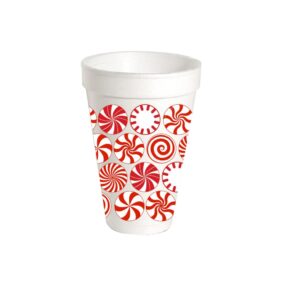 Peppermint Styrofoam Cups