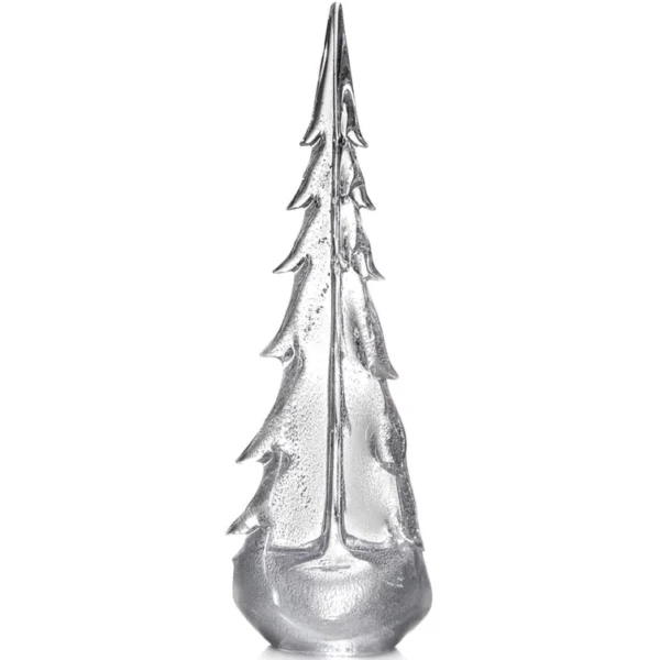 Simon Pearce Silver Leaf 18in Evergreen