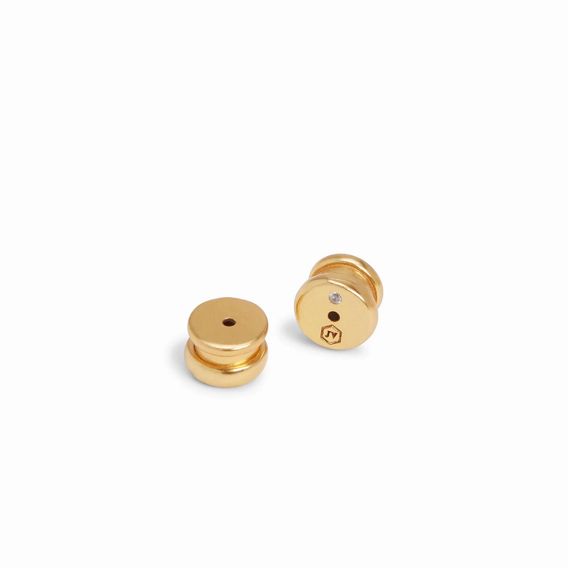 [Julie Vos]Honey Stud-Silver Iridescent Clear Crystal