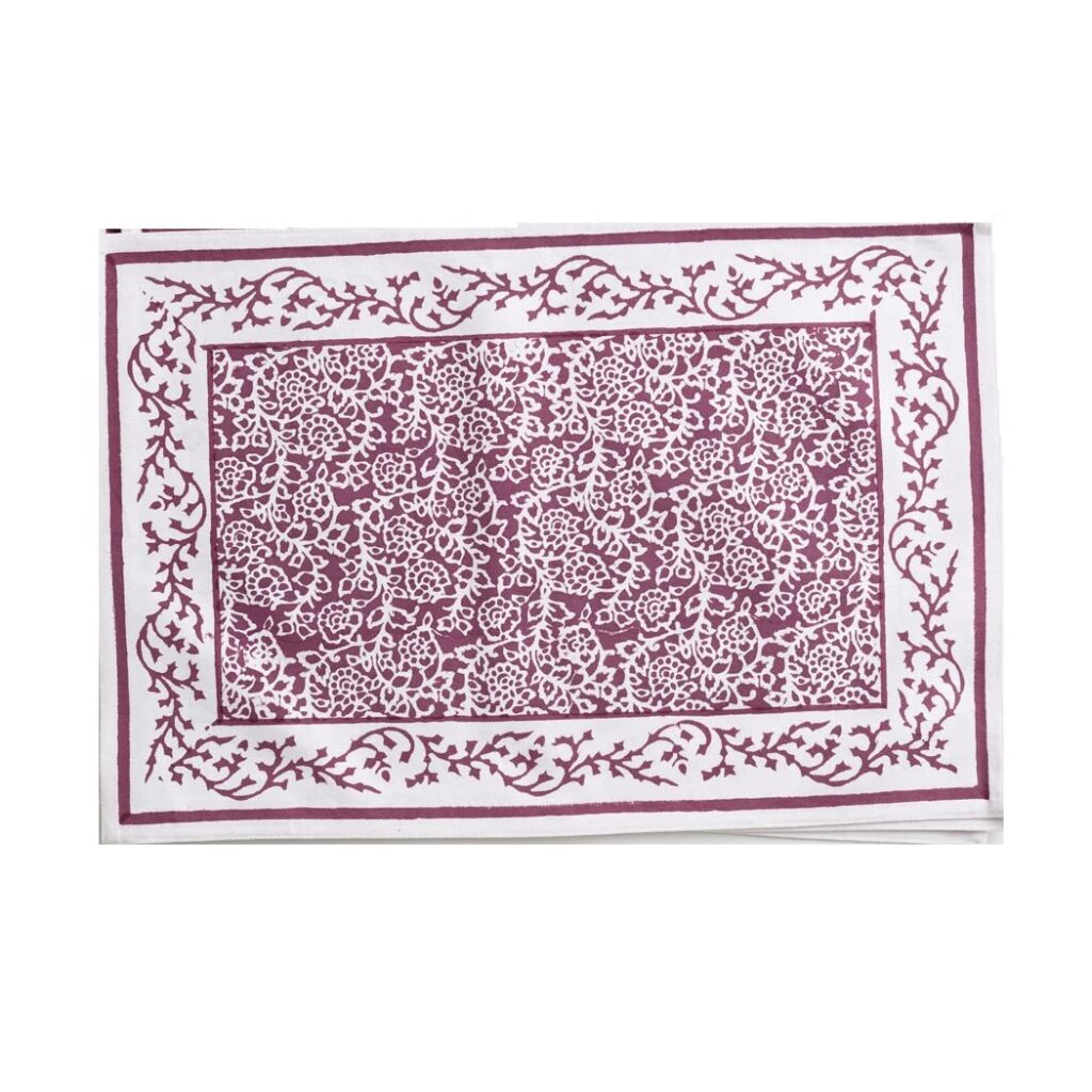 Pomegranate Tapestry Eggplant Placemat