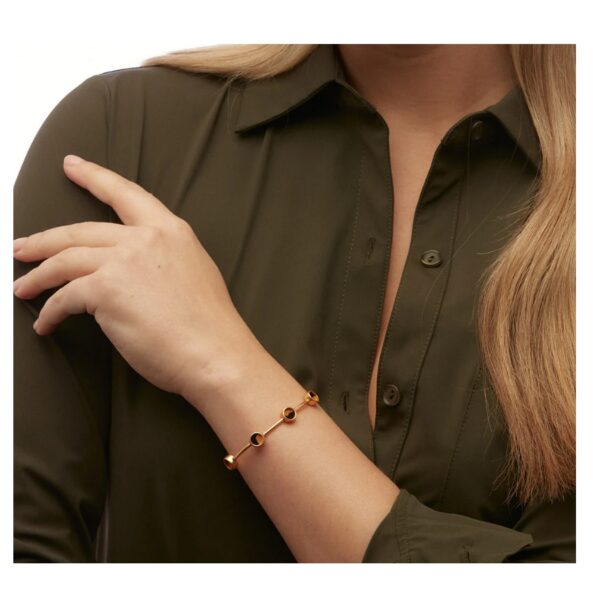 Brackish Teller Multi-Bezel Cuff Bracelet