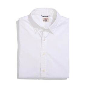 Faherty The Movement Long Sleeve Shirt - Cloud White