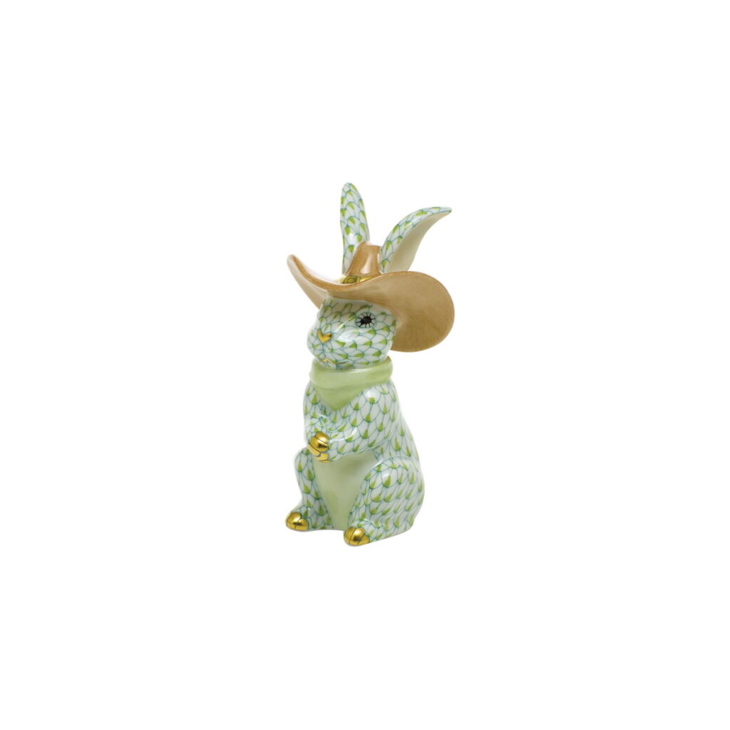 Herend Cowboy Bunny - Key Lime