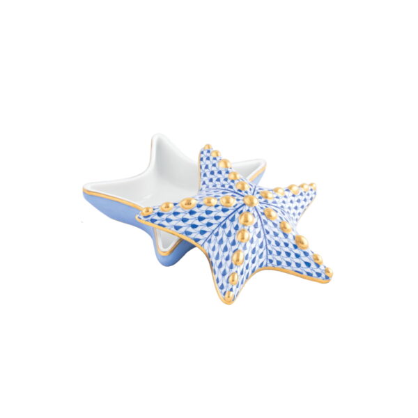 Herend Starfish Box -Sapphire2