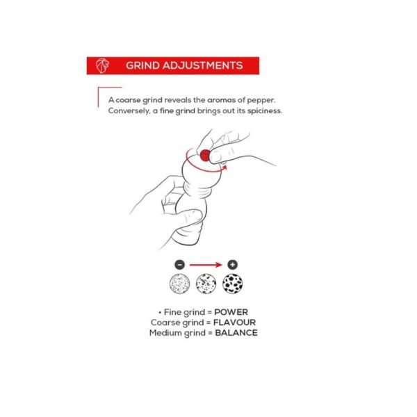 Peugeot Line 7" Aluminum Salt Mill - Natural