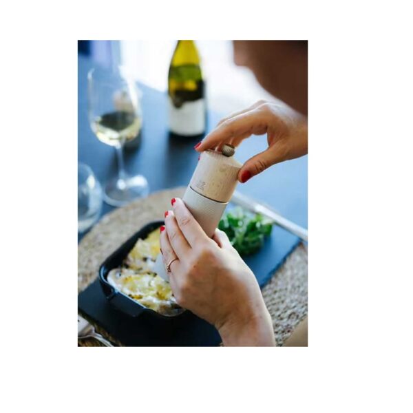 Peugeot Line 7" Aluminum Salt Mill - Natural