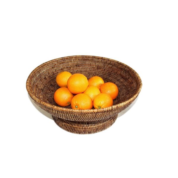 Matahari Round Pedestal Fruit Basket