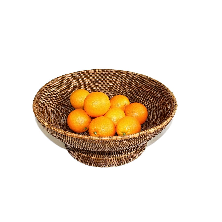 Matahari Round Pedestal Fruit Basket