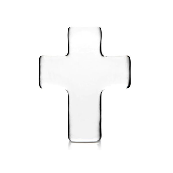 Simon Pearce 6.5" Glass Cross