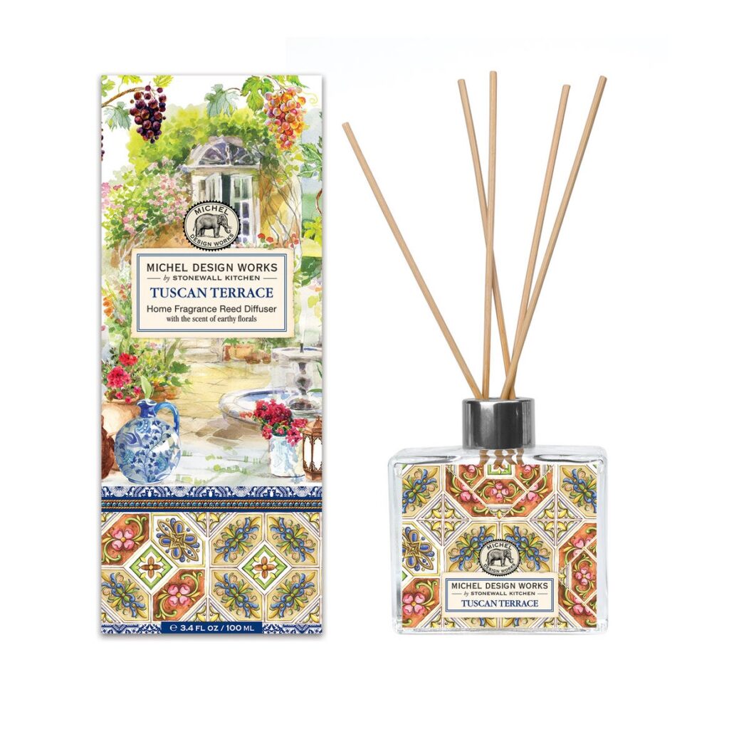 Michel Design Tuscan Terrace Home Fragrance Reed Diffuser