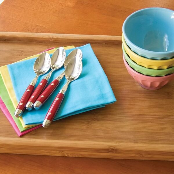 Lipper International Bamboo Wood Bed Tray with Folding Legs