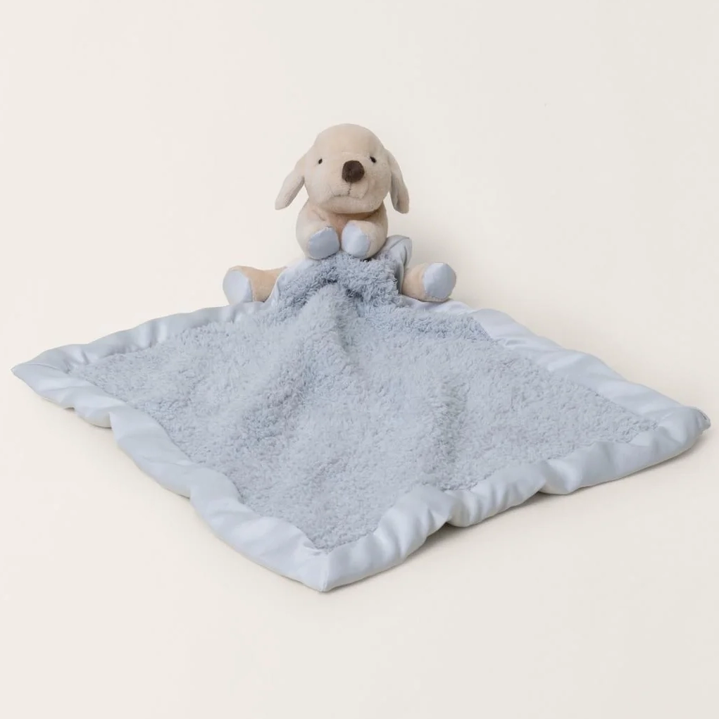 Barefoot Dreams CozyChic Barefoot Buddie Puppy - Blue3