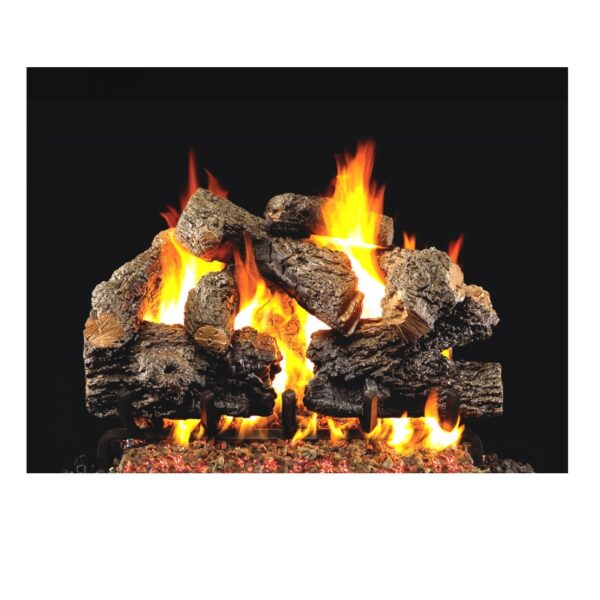 18" Charred Royal English Oak Gas Fire Log Set