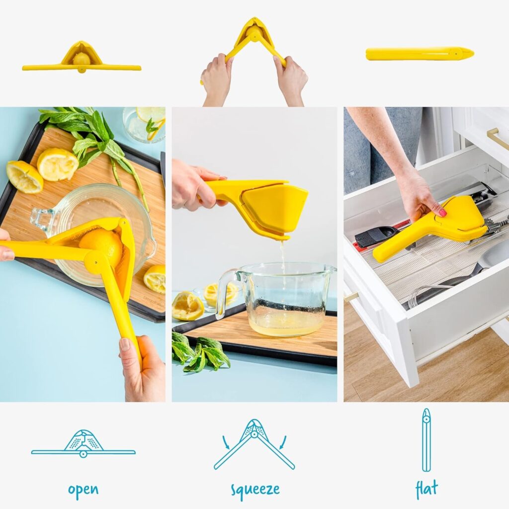 Dreamfarm 10" Lemon Fluicer Easy Squeeze Manual Lemon Juicer