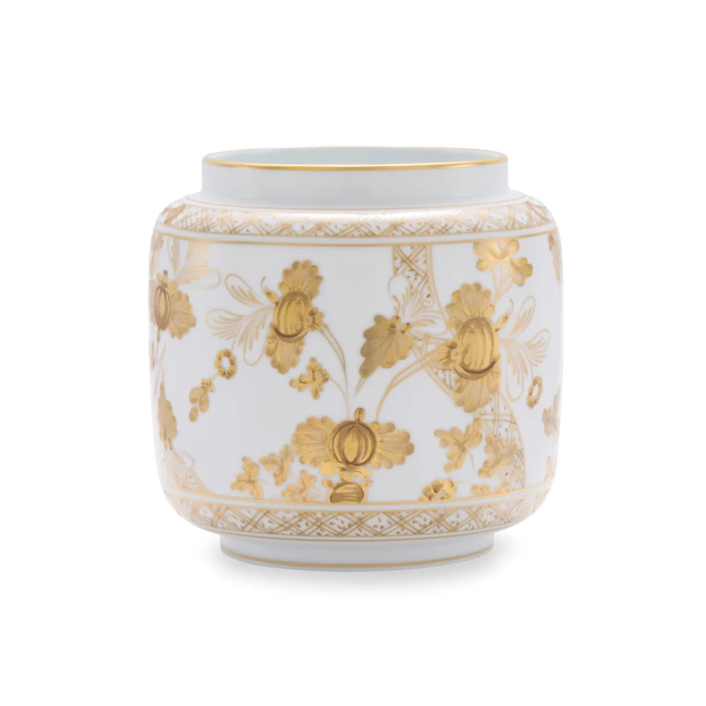 Ginori 1735 Oriente Italiano Candleholder Vase - Aurum