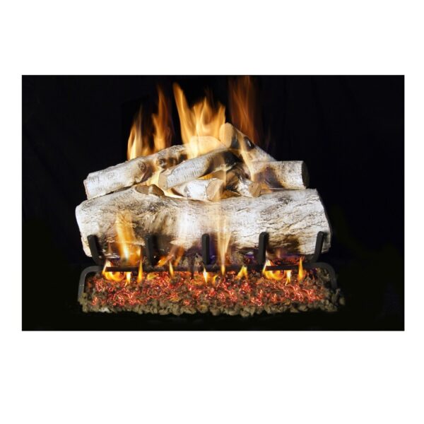 30" White Mountain Birch Gas Fire Log Set