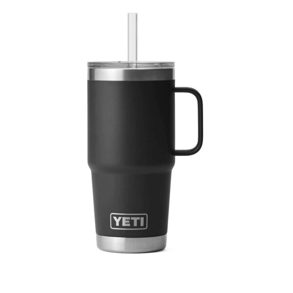 Yeti Rambler 25oz Mug with Straw Lid - Black