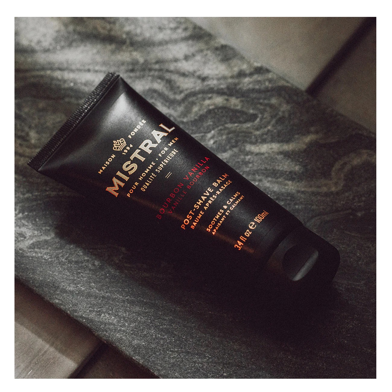 Mistral After Shave Soothing Balm, Bourbon Vanilla Berings