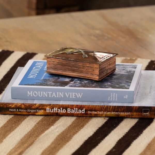 Crossed Arrows Icon Box - Copper