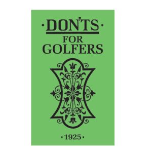 Don'ts for Golfers (Paperback)