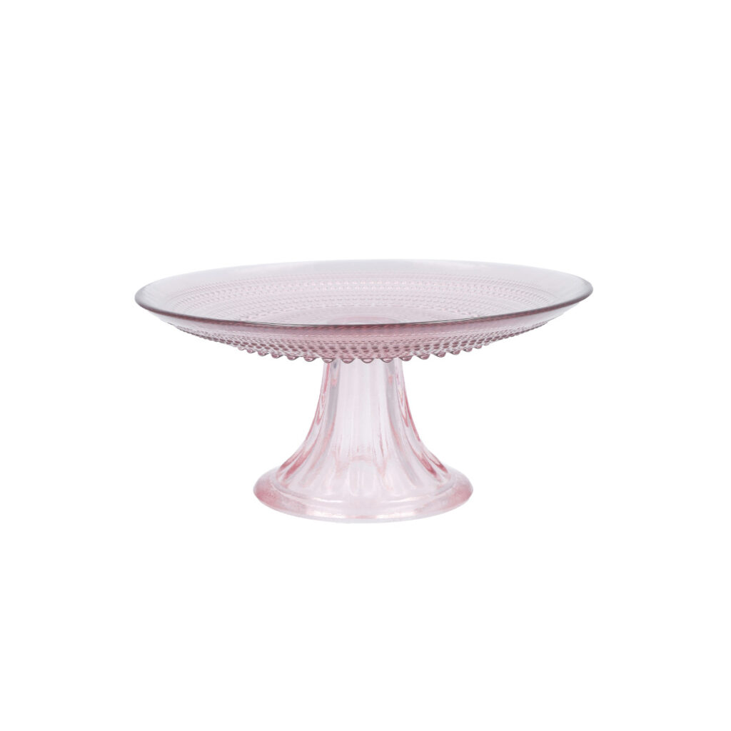 Fortessa Jupiter Small Cake Stand Pink Berings