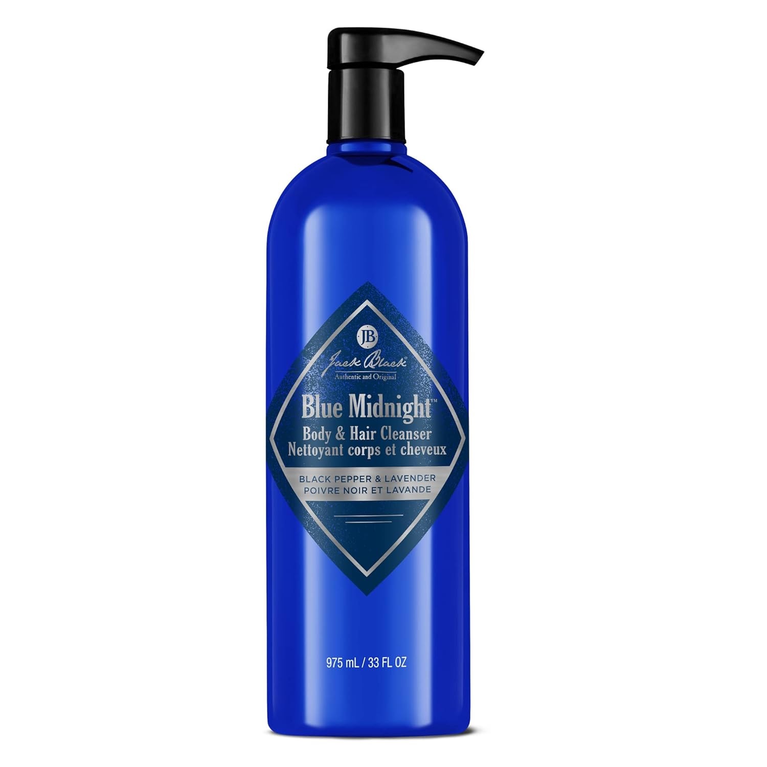 Jack Black Blue Midnight Body & Hair Cleanser 33oz Bottle