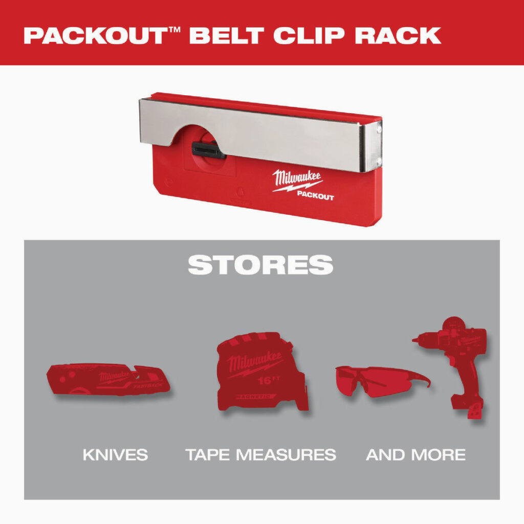 Milwaukee Packout Belt Clip Rack2