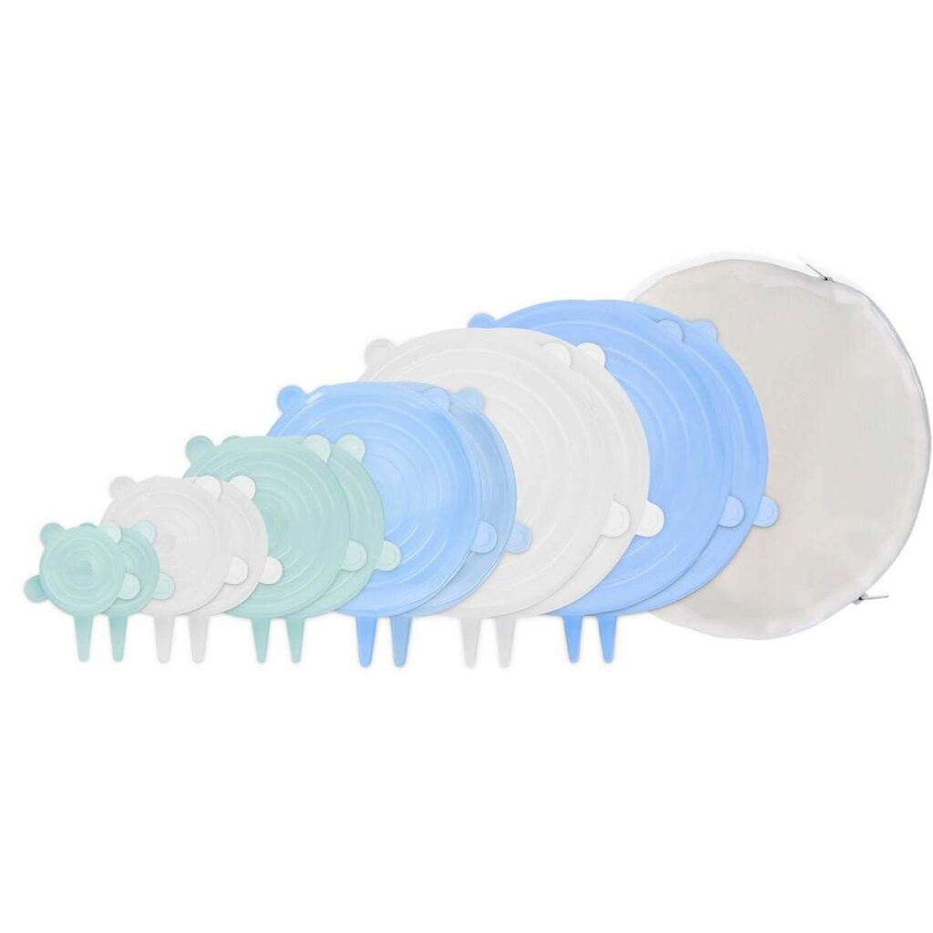 HIC Kitchen Reusable Stretch Food Storage Lids, 13-Piece Set HIC Kitchen Reusable Stretch Food Storage Lids, 13-Piece Set