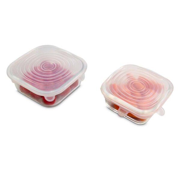 HIC Kitchen Reusable Stretch Food Storage Lids, 13-Piece Set