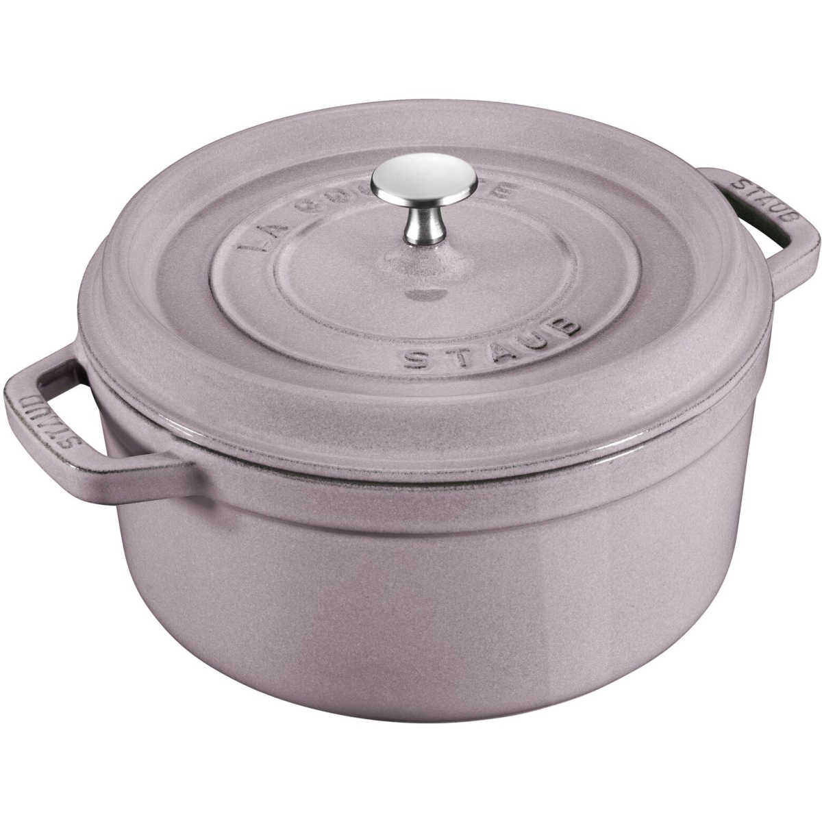 Staub 7 Qt Round Cocotte - Lilac | Berings