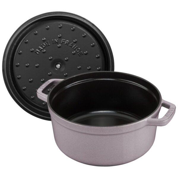 Staub 7 Qt Round Cocotte - Lilac2
