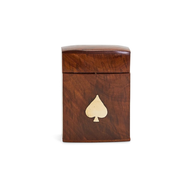 The Turf Club Playing Card Set in Hand-Crafted Wooden Box The Turf Club Playing Card Set in Hand-Crafted Wooden Box