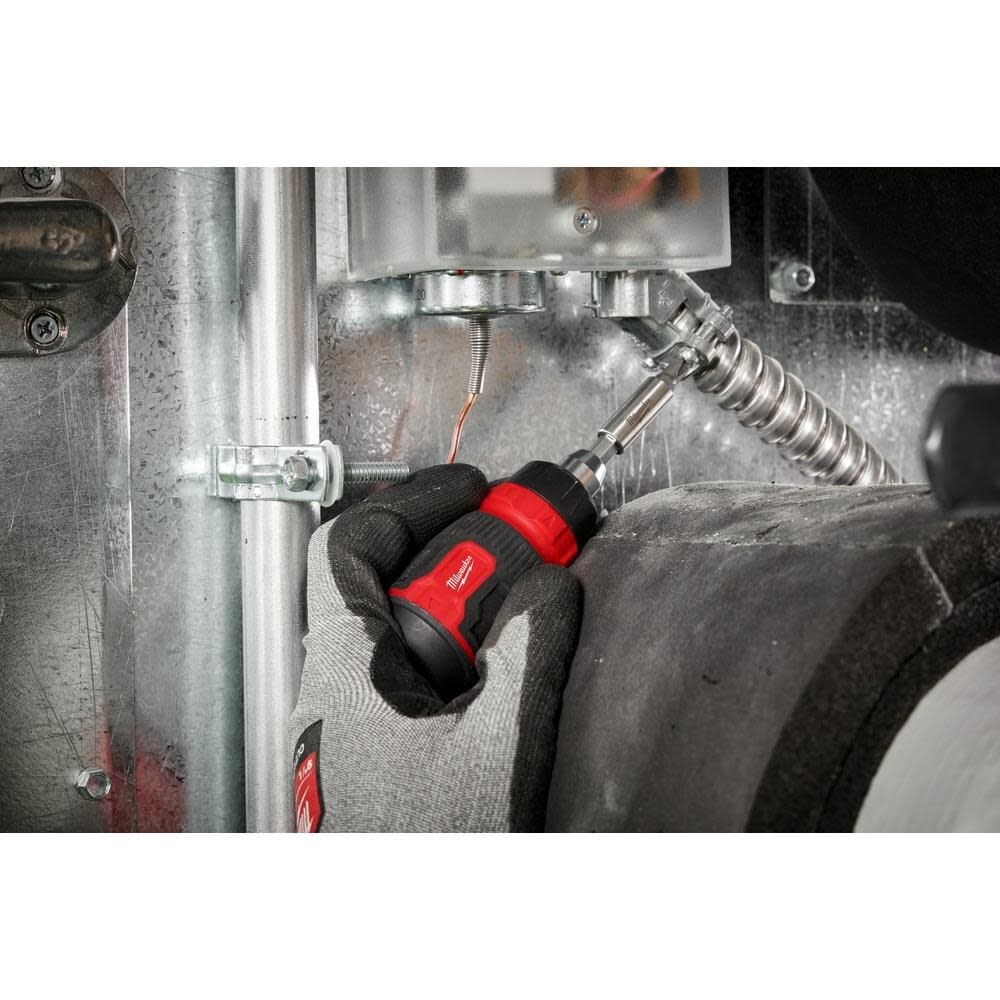 Milwaukee 8in1 Ratcheting Compact MultiBit Screwdriver Berings