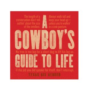 A Cowboy's Guide to Life (Western Humor) Hardcover