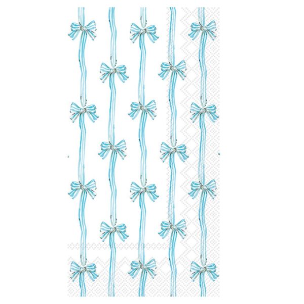 Baby Toile Paper Guest Napkins - Blue