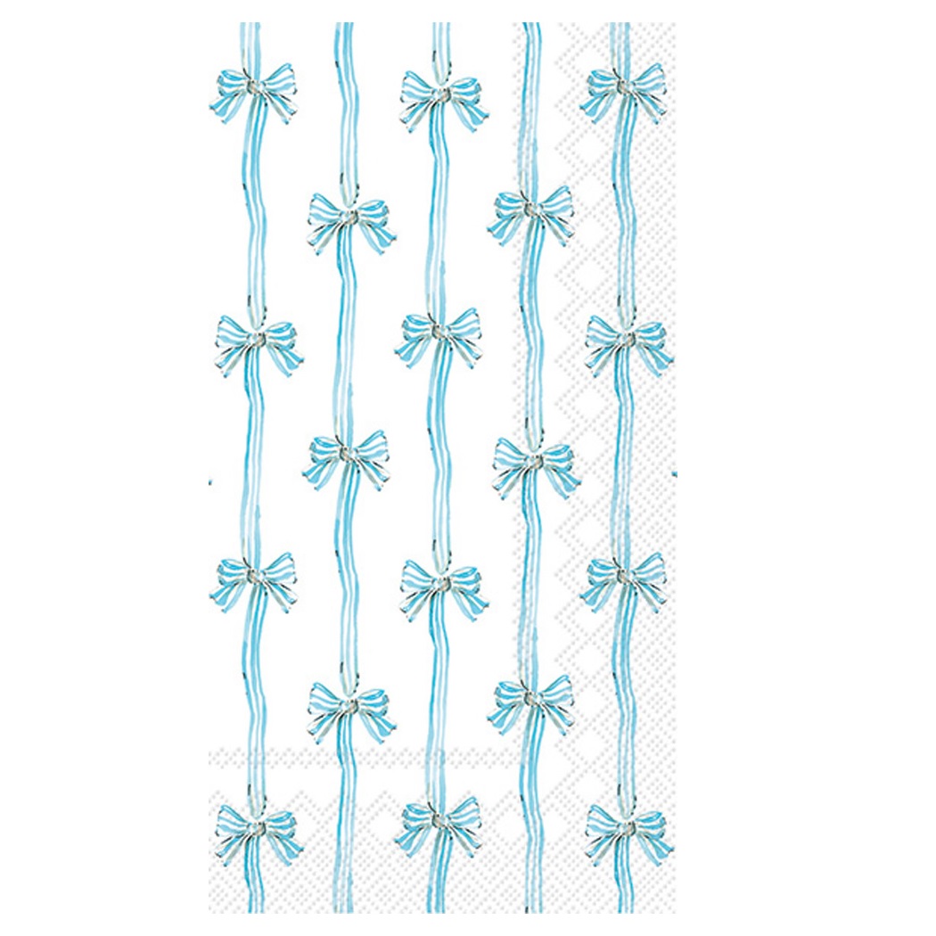 Baby Toile Paper Guest Napkins - Blue