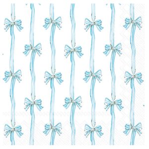 Baby Toile Paper Luncheon Napkins - Blue