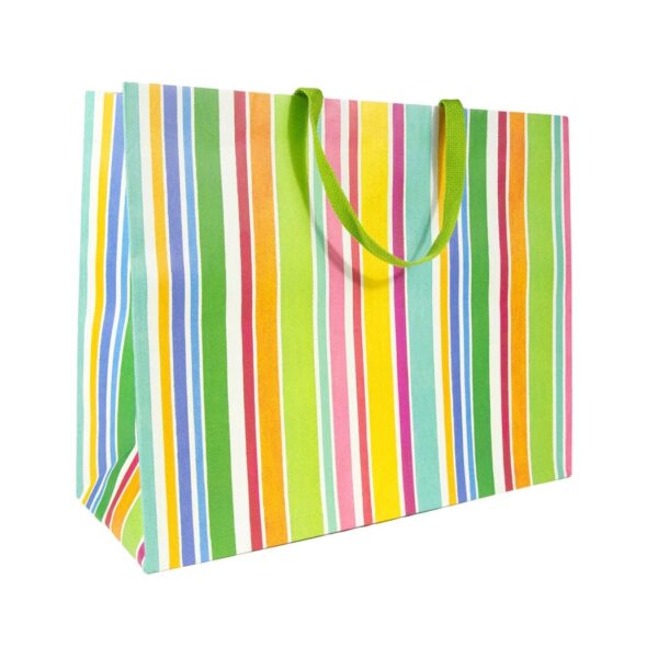 Caspari Cabana Stripe Bright Gift Bags