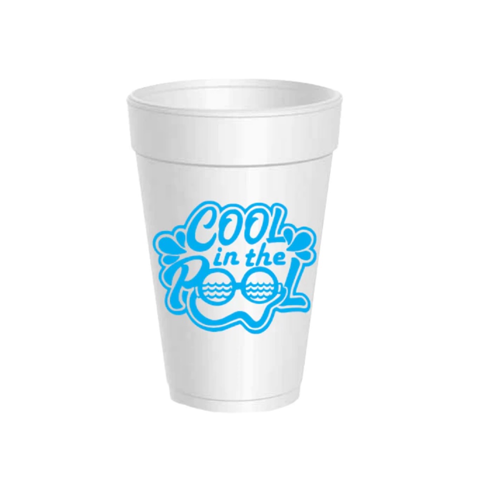 Cool in the Pool Styrofoam Cups 16oz.